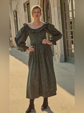 New DÔEN Zarina Dress in the Forest Parc Monceau print - Size M